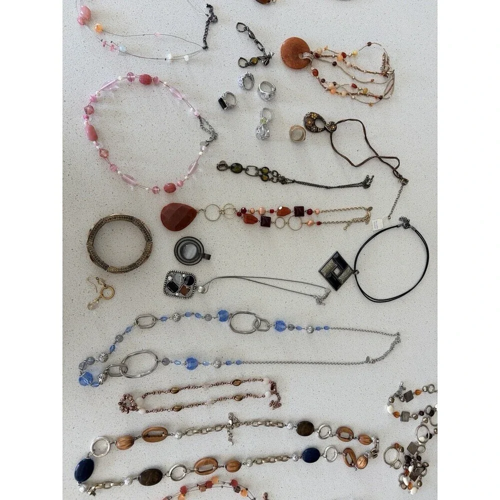 Amazing Lot of All Lia Sophia Jewelry Necklaces, Bracelets, Rings New Used